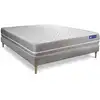 Image de Ensemble 120x190 matelas ressorts ensachés sommier kit gris