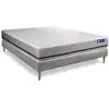 Image de Ensemble 120x190 matelas ressorts ensachés sommier kit gris
