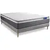 Image de Ensemble 120x200 matelas mémoire de forme sommier kit gris