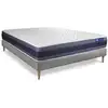 Image de Ensemble 120x190 matelas mémoire de forme sommier kit gris