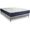 Image de Ensemble 120x200 matelas mémoire de forme sommier kit gris