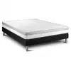 Image de Ensemble 140x190 matelas mousse hd sommier kit noir