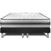 Image de Ensemble 2x80x200 matelas hybride sommier noir