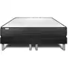 Image de Ensemble 2x90x200 matelas mémoire de forme sommier noir