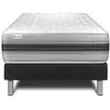 Image de Ensemble 90x200 matelas mémoire de forme sommier noir