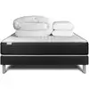 Image de Pack sommier kit matelas mémoire de forme 180x200 noir complet