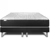 Image de Ensemble 2x80x200 matelas mémoire de forme sommier noir