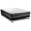 Image de Ensemble 140x200 matelas mémoire de forme sommier noir