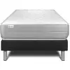 Image de Ensemble 90x200 matelas mémoire de forme sommier kit noir