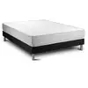 Image de Ensemble 140x190 matelas mémoire de forme sommier gris