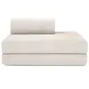 Image de Canap © convertible et modulable 2 places en velours blanc