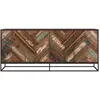 Image de Buffet 4 portes en bois d'acacia et bois recyclé