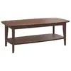 Image de Table basse rectangulaire en bois foncé