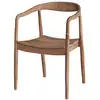 Image de Chaise en bois de teck biseauté