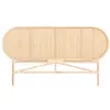 Image de Tête de lit en rotin naturel 140 cm