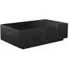 Image de Table basse rectangulaire en marbre noir