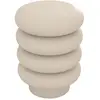Image de Tabouret rond en métal gris h41 cm