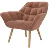 Image de Fauteuil en tissu rouge ancien
