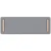 Image de Tête de lit en tissu gris 160 cm