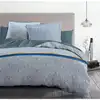 Image de Parure de Couette 100% Coton Bleu 220x240 cm