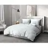 Image de ADONIS Parure de couette 100% coton - Bleu - 220x240 cm