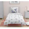 Image de Parure de couette enfant 100% coton - Bleu - 140x200 cm