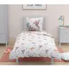 Image de Parure de couette enfant 100% coton - Rose - 140x200 cm
