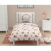 Image de Parure de couette enfant 100% coton - Beige Crème - 140x200 cm