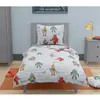 Image de Parure de couette enfant 100% coton - Gris Clair - 140x200