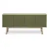 Image de Buffet 4 portes en frêne 220 cm, hauteur 94 cm