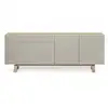 Image de Buffet bas 2 portes+3 tiroirs 200 cm, en frêne