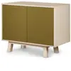 Image de Buffet bas 2 portes 100 cm, en frêne