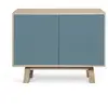 Image de Buffet bas 2 portes 100 cm, en frêne