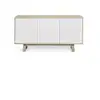 Image de Buffet bas 3 portes 140 cm, en frêne