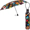 Image de Parapluie pliant noir aluminium 4 x 4 x 29 cm