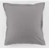 Image de Taie d'oreiller coton anthracite 63x63 cm