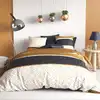 Image de Parure de couette 100% coton 57 fils imprimée 240x220cm 2 taies
