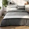 Image de Parure de couette 100% coton 57 fils imprimée 260x240cm 2 taies