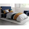 Image de Parure de couette 100% coton 57 fils imprimée 240x220cm 2 taies
