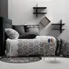 Image de Parure de couette 100% coton 57 fils imprimée 240x220cm 2 taies