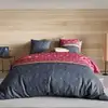 Image de Parure de couette 100% coton 57 fils imprimée 260x240cm 2 taies