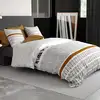 Image de Parure imprimée en coton avec housse de couette + 2 taies 240x220 cm
