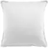 Image de Taie d'oreiller en satin de coton blanc 65x65 cm