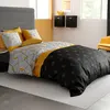 Image de Parure de couette 100% coton 57 fils imprimée 240x220cm 2 taies