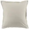 Image de Taie d'oreiller coton ivoire 63x63 cm