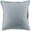 Image de Taie d'oreiller coton bleu polaire 63x63 cm