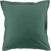 Image de Taie d'oreiller coton vert canard 63x63 cm