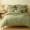 Image de Parure housse de couette coton verveine 240x220 cm
