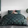 Image de Parure de couette 100% coton 57 fils imprimée 240x220cm 2 taies
