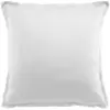Image de Taie d'oreiller satin de coton blanc optique 65x65 cm